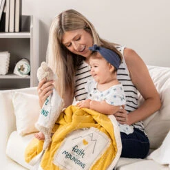 Demdaco Faith Can Move Mountains Baby Blanket -Hallmark Gift Shop Demdaco Faith Can Move Mountains Baby Blanket 5004830009 04