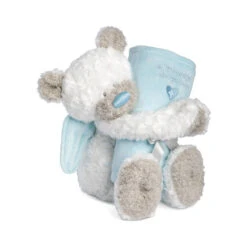 Demdaco Guardian Angel Bear And Blue Blanket, Set Of 2 -Hallmark Gift Shop Demdaco Guardian Angel Bear and Blue Blanket 5004830031 03