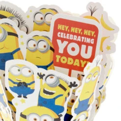 Hallmark Despicable Me Minions Celebrating You 3D Pop-Up Card -Hallmark Gift Shop Despicable Me Minions Celebrating You 3D PopUp Card 899WDR1269 04