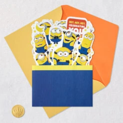 Hallmark Despicable Me Minions Celebrating You 3D Pop-Up Card -Hallmark Gift Shop Despicable Me Minions Celebrating You 3D PopUp Card 899WDR1269 05