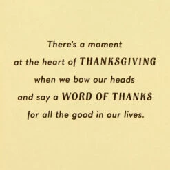 Hallmark Remembering You Among My Blessings Thanksgiving Card -Hallmark Gift Shop Diagonal Fall Plaid Thanksgiving Card 659TH1154 02