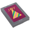 Hallmark Wishing You Abundant Joy Boxed Christmas Cards, Pack Of 16 -Hallmark Gift Shop Diagonal Striped Tree on Plum Boxed Christmas Cards 1APX1060 01