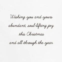 Hallmark Wishing You Abundant Joy Boxed Christmas Cards, Pack Of 16 -Hallmark Gift Shop Diagonal Striped Tree on Plum Boxed Christmas Cards 1APX1060 04