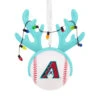 MLB Arizona Diamondbacks™ Reindeer Baseball Hallmark Ornament -Hallmark Gift Shop Diamondbacks Reindeer Baseball Christmas Ornament 1OSL2691 01