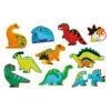 Crocodile Creek Dinosaurs 2-Piece Beginner Puzzles For Kids, Set Of 10 -Hallmark Gift Shop Dinosaurs Beginner Puzzle Set for Kids 29522 01