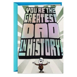 Hallmark Greatest Dad In History—and Prehistory Funny Pop-Up Father's Day Card