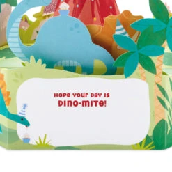 Hallmark Dinosaurs Musical 3D Pop-Up Birthday Card With Light -Hallmark Gift Shop Dinosaurs Music Light 3D PopUp Birthday Card for Kids 999TNG1429 03