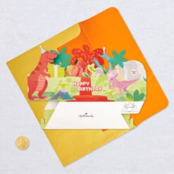 Hallmark Dinosaurs Musical 3D Pop-Up Birthday Card With Light -Hallmark Gift Shop Dinosaurs Music Light 3D PopUp Birthday Card for Kids 999TNG1429 05