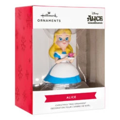 Disney Alice In Wonderland Hallmark Ornament -Hallmark Gift Shop Disney Alice in Wonderland Christmas Ornament 3HCM4206 08