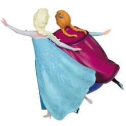 Hallmark Disney Frozen 10th Anniversary Two Sisters, One Heart Ornament -Hallmark Gift Shop Disney Anna and Elsa Skating Keepsake Ornament 2799QXD6599 06