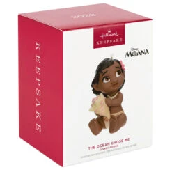 Hallmark Disney Moana The Ocean Chose Me Porcelain Ornament -Hallmark Gift Shop Disney Baby Moana Keepsake Ornament 2499QXD6627 04