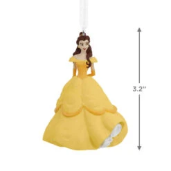 Disney Beauty And The Beast Belle Hallmark Ornament -Hallmark Gift Shop Disney Beauty and the Beast Belle Christmas Ornament 3HCM809 03