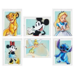 Hallmark Disney 100th Anniversary Boxed Blank Note Cards Assortment, Pack Of 24 -Hallmark Gift Shop Disney Characters Assorted Boxed Blank Note Cards 3SOM1336 02