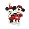 Enesco Disney Christmas Mickey And Minnie 2023 Figurine, 4" -Hallmark Gift Shop Disney Christmas Mickey Minnie Plaid Figurine 6013275 01