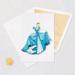 Hallmark Disney Princess Cinderella You Sparkle Quilled Paper Handmade Card 14 Hallmark Disney Princess Cinderella You Sparkle Quilled Paper Handmade Card -Hallmark Gift Shop Disney Cinderella Quilled Paper Handmade Card for Her 1299LAD2856 05
