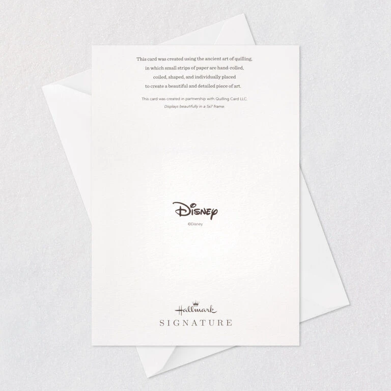 Hallmark Disney Princess Cinderella You Sparkle Quilled Paper Handmade Card 9 Hallmark Disney Princess Cinderella You Sparkle Quilled Paper Handmade Card - Image 7