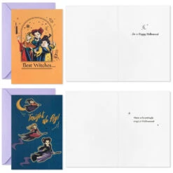 Hallmark Disney Hocus Pocus Sanderson Sisters Assortment Boxed Halloween Cards, Pack Of 16 -Hallmark Gift Shop Disney Hocus Pocus Boxed Halloween Cards Assortment 5ELT1010 02