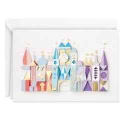 Hallmark Disney It’s A Small World Blank Card