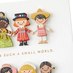 Hallmark Disney It’s A Small World Thinking Of You Card -Hallmark Gift Shop Disney Its a Small World Children Thinking of You Card 859LAD3127 04