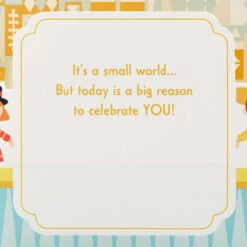 Hallmark Disney It’s A Small World Celebrating You Musical 3D Pop-Up Card With Motion -Hallmark Gift Shop Disney Its a Small World Musical 3D PopUp Card 1299ARH1653 03
