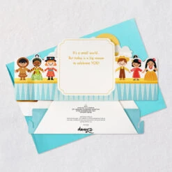 Hallmark Disney It’s A Small World Celebrating You Musical 3D Pop-Up Card With Motion -Hallmark Gift Shop Disney Its a Small World Musical 3D PopUp Card 1299ARH1653 07
