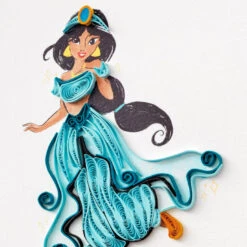 Hallmark Disney Princess Jasmine Magical Day Quilled Paper Handmade Card -Hallmark Gift Shop Disney Jasmine Quilled Paper Handmade Card for Her 1299LAD2857 04