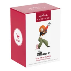 Hallmark Disney Kim Possible And Rufus Ornament -Hallmark Gift Shop Disney Kim Possible and Rufus Keepsake Ornament 5QXD7135 08
