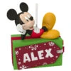 Hallmark Disney Mickey Mouse Christmas Present Personalized Ornament -Hallmark Gift Shop Disney Mickey Mouse Christmas Present Personalized Ornament 2499QHE1885B1 01