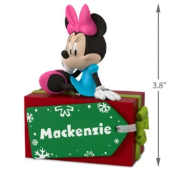 Hallmark Disney Minnie Mouse Christmas Present Personalized Ornament -Hallmark Gift Shop Disney Minnie Mouse Christmas Present Personalized Ornament 2499QHE1886B1 03