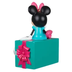 Hallmark Disney Minnie Mouse Christmas Present Personalized Ornament, Custom Text -Hallmark Gift Shop Disney Minnie Mouse on Gift Personalized Ornament 1QHE2213B1 07