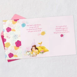 Hallmark Disney Beauty And The Beast So Much More Than A Princess Birthday Card With Bookmark -Hallmark Gift Shop Disney Princess Belle Birthday Card with Bookmark 699HKB9323 06