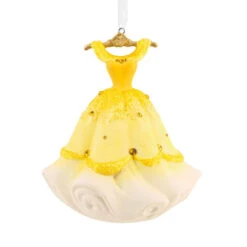 Disney Princess Belle's Gown Ceramic Hallmark Ornament