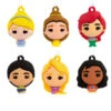 Mini Disney Princess Shatterproof Hallmark Ornaments, Set Of 6 -Hallmark Gift Shop Disney Princess Miniature Christmas Ornaments Set of 6 2HCM6131 01