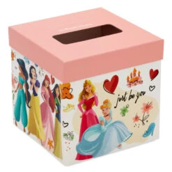 Hallmark Disney Princess Pink And White Kids Classroom Valentines Set With Cards And Light-Up Mailbox With Sound -Hallmark Gift Shop Disney Princess Valentines Cards Classroom Exchange Kit 5VBX2970 05
