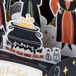 Hallmark Disney Hocus Pocus Bubbling Cauldron Pop-Up Card -Hallmark Gift Shop Disney Sanderson Sisters Hocus Pocus Card 5RZW1203 04