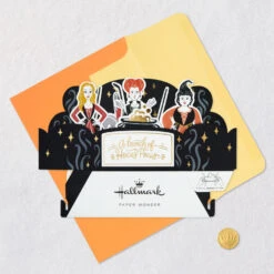 Hallmark Disney Hocus Pocus Bubbling Cauldron Pop-Up Card -Hallmark Gift Shop Disney Sanderson Sisters Hocus Pocus Card 5RZW1203 05