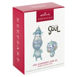 Hallmark Disney/Pixar Soul Joe Gardner And 22 Ornaments, Set Of 2 -Hallmark Gift Shop Disney Soul Joe Gardner and 22 Keepsake Ornaments 1999QXE3269 04