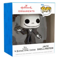 Disney Tim Burton's The Nightmare Before Christmas Jack Skellington Funko POP!® Hallmark Ornament -Hallmark Gift Shop Disney Tim Burtons The Nightmare Before Christmas Jack Skellington Funko POP Christmas Ornament 3HCM1114 04