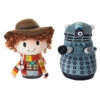 Hallmark Itty Bittys® Doctor Who The Fourth Doctor And Dalek Plush, Set Of 2 -Hallmark Gift Shop Doctor Who Fourth Doctor and Dalek Plush itty bittys 1KDD2078 01