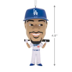 Hallmark MLB Los Angeles Dodgers™ Mookie Betts Bobblehead Ornament -Hallmark Gift Shop Dodgers Mookie Betts Bobblehead Christmas Ornament 1OSL2428 03