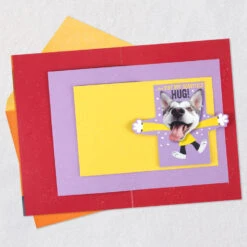 Hallmark Hugging Dog Pop-Up Birthday Card With Mini Cards -Hallmark Gift Shop Dog With Lots of Wishes Birthday Card 659HBD4550 06