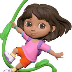 Hallmark Nickelodeon Dora Swinging Into Adventure Ornament -Hallmark Gift Shop Dora Swinging on Vine Keepsake Ornament 5QXI7522 06