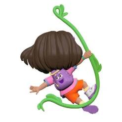 Hallmark Nickelodeon Dora Swinging Into Adventure Ornament -Hallmark Gift Shop Dora Swinging on Vine Keepsake Ornament 5QXI7522 07