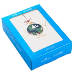 Hallmark UNICEF Peaceful Earth Ornament Boxed Christmas Cards, Pack Of 12