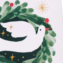 Hallmark Dove On Watercolor Wreath Boxed Christmas Cards, Pack Of 16 -Hallmark Gift Shop Dove in Pine Wreath Boxed Christmas Cards 1XPX2714 06