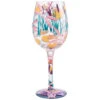 Lolita Dragonfly Magic Handpainted Wine Glass, 15 Oz. -Hallmark Gift Shop Dragonflies and Cattails Handpainted Wine Glass 6009218 01