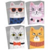 Hallmark Cats With Attitude Assorted Blank Cards, Pack Of 16 -Hallmark Gift Shop DressedUp Cats Blank Cards Assortment 5STZ1330 01