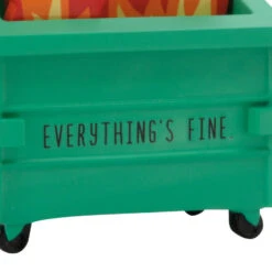 Dumpster Fire Hallmark Ornament -Hallmark Gift Shop Dumpster Fire Christmas Ornament 1HGO3545 06