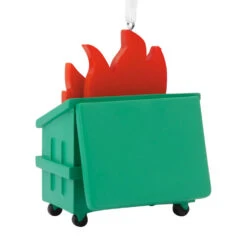 Dumpster Fire Hallmark Ornament -Hallmark Gift Shop Dumpster Fire Christmas Ornament 1HGO3545 07
