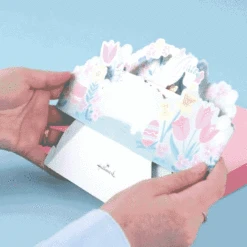 Hallmark Easter Bunny In Basket 3D Pop-Up Easter Card -Hallmark Gift Shop Easter Bunny in Basket 3D PopUp Easter Card 5EAA7109 02